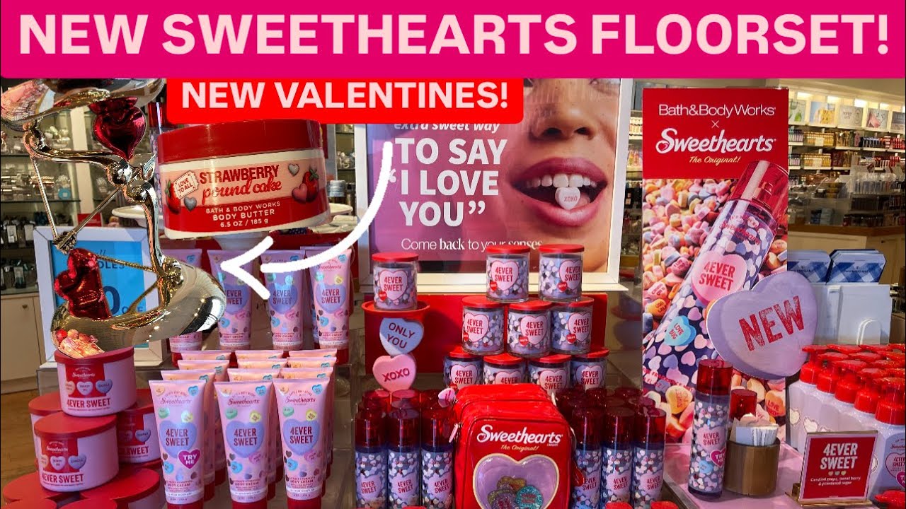 *NEW* SWEETHEARTS 4EVER SWEET + VALENTINES FLOORSET! Walkthrough + Haul! Bath & Body Works