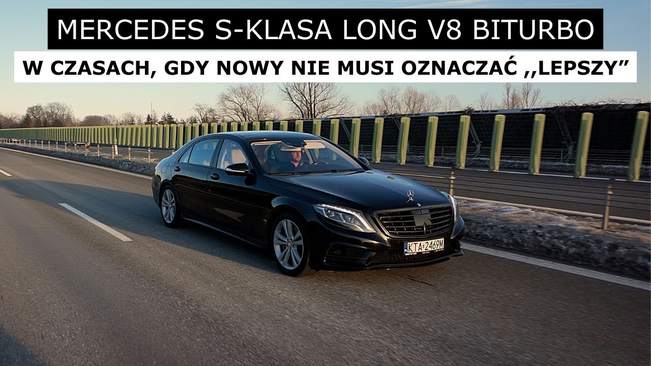 MERCEDES S500 4MATIC W222 LONG - nowe niekoniecznie oznacza lepsze. Recenzja / Przejażdżka / Test PL
