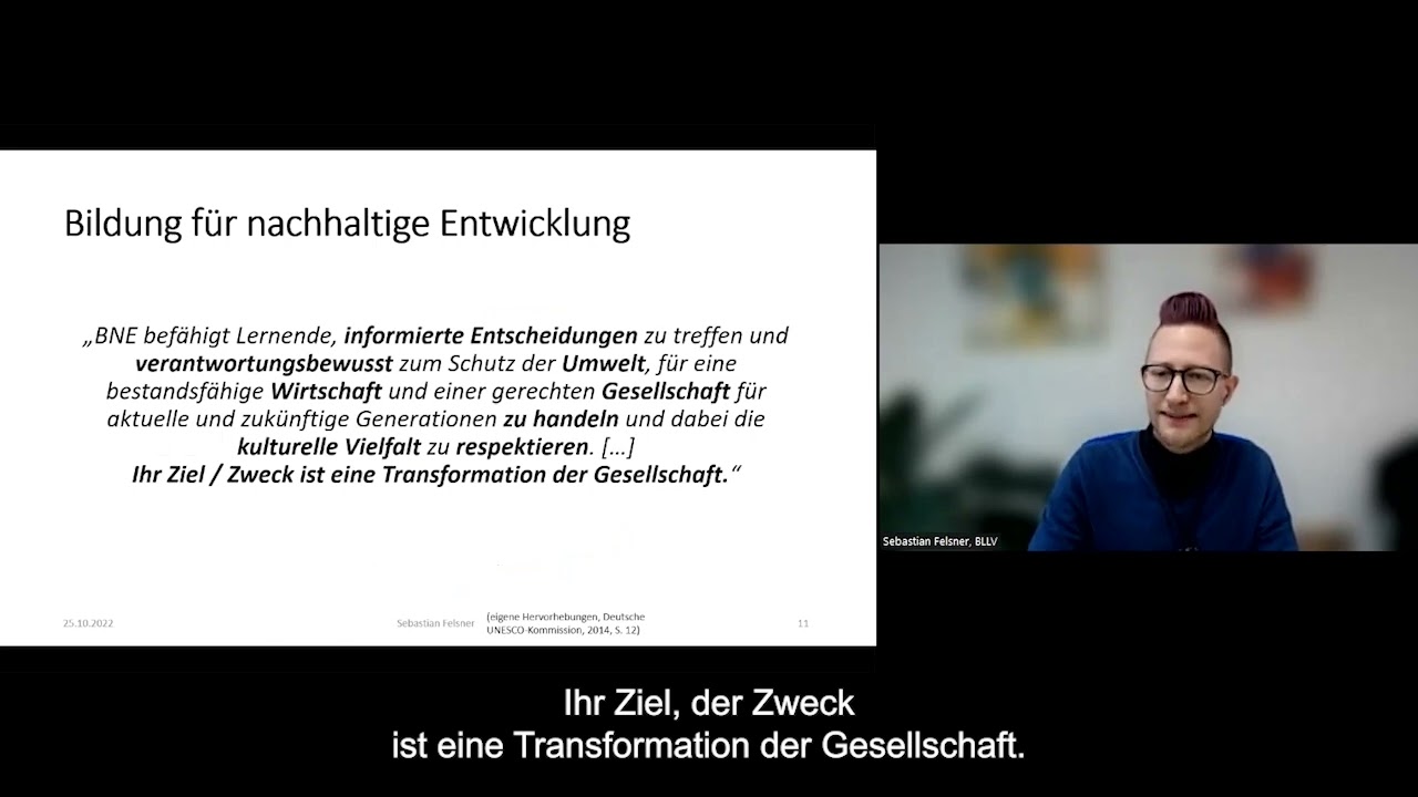 Stiftung LdE: Sebastian Felsner über Resilienz, BNE & Demokratiebildung