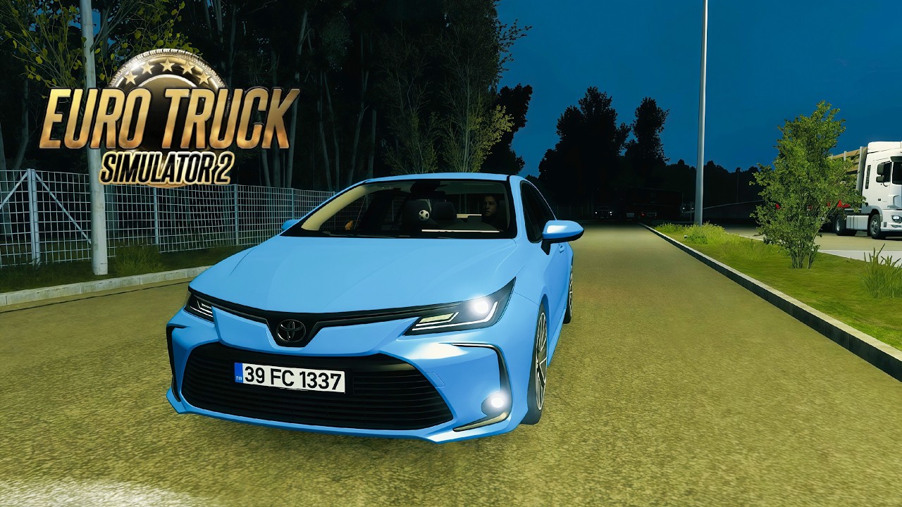 Toyota Corolla 2020 - Euro Truck Simulator 2 [POV Wheel Game Play]