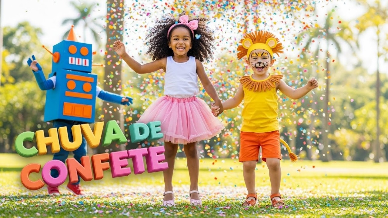 🎊 Chuva de Confete: Música de Carnaval 2026 para Crianças Pular e Dançar! 🎶