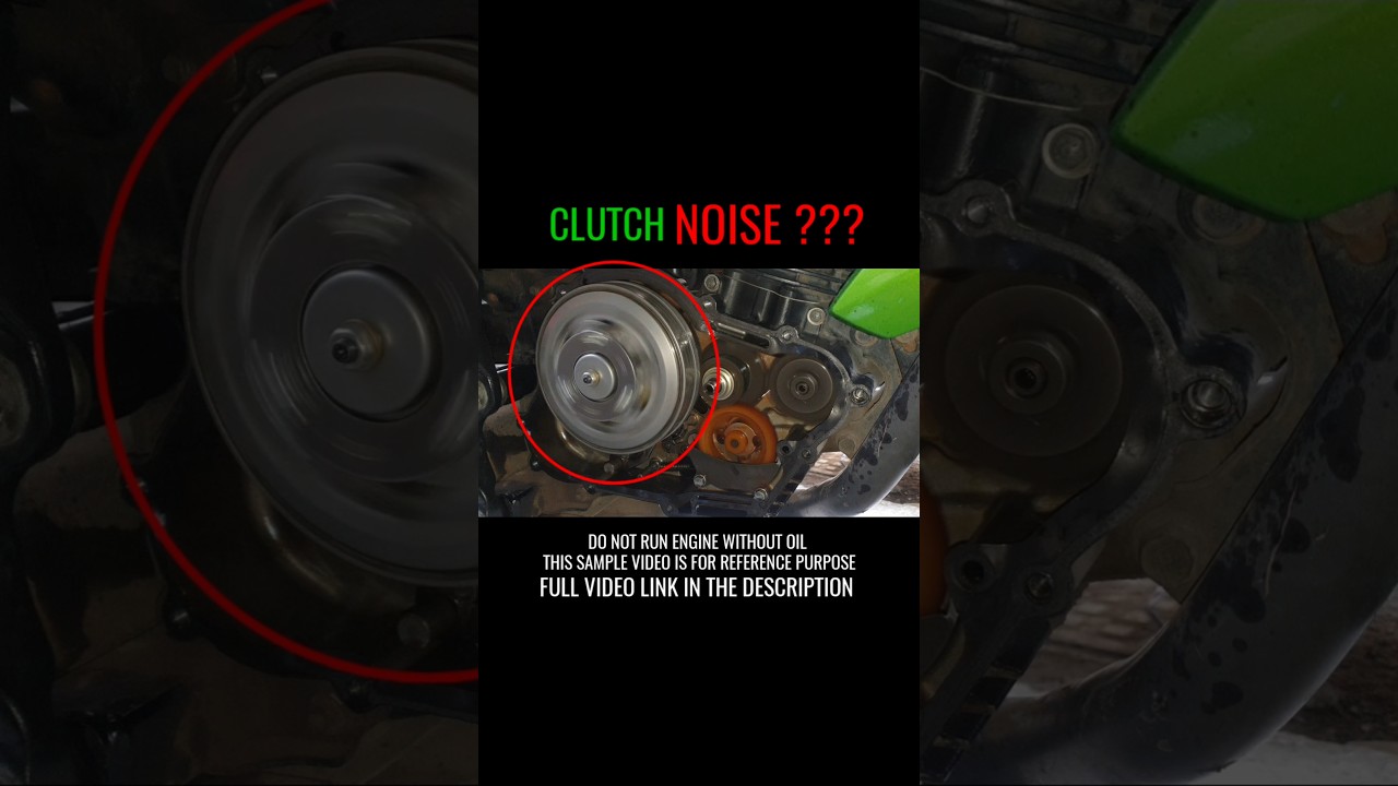 MOTORCYLE CLUTCH NOISE RATTLING PROBLEM #automobile #motorcycle #enginenoise #bike #biker