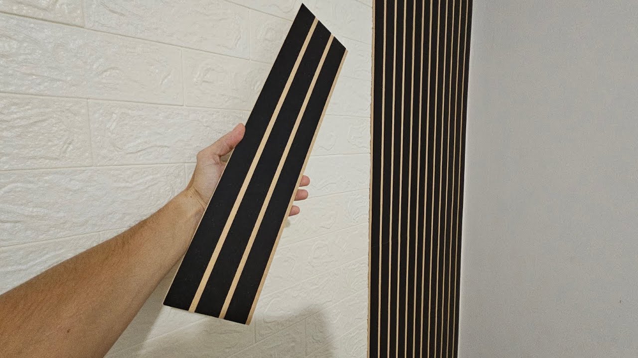 Como cortar e colar ripado da Shopee ripado de mdf tutorial 