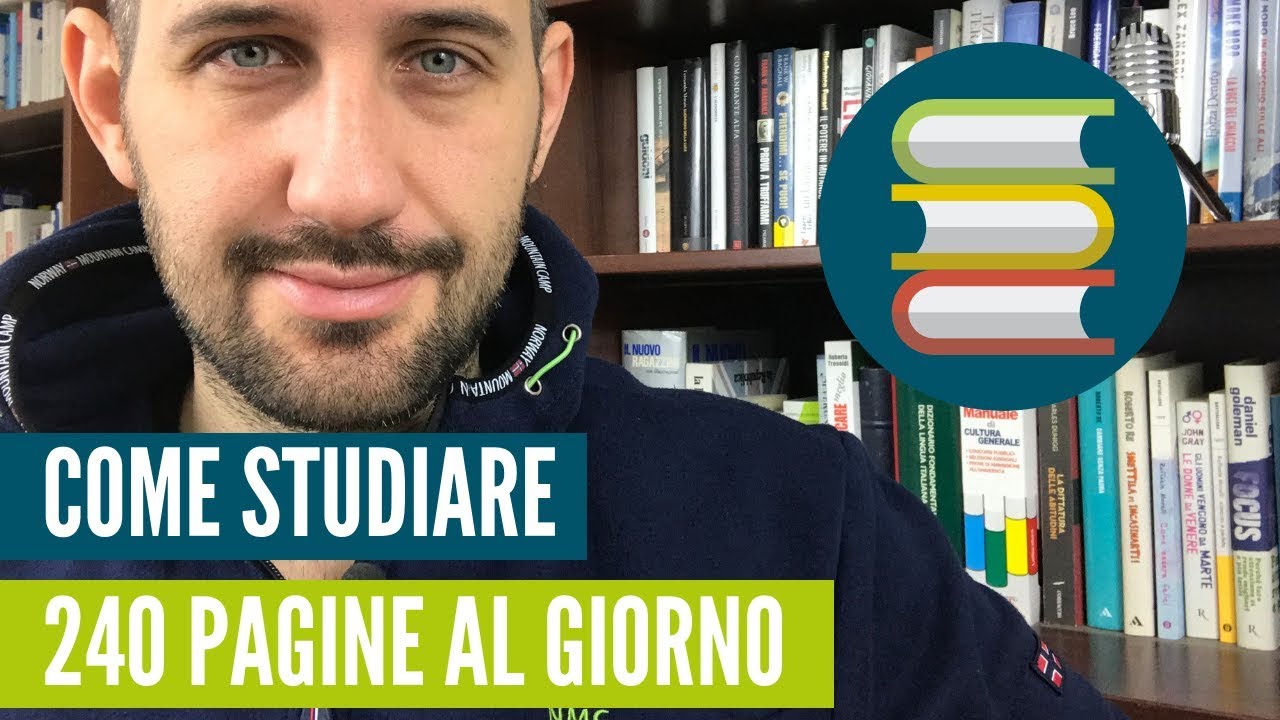 Come studiare 240 pagine al giorno, memorizzando tutto!