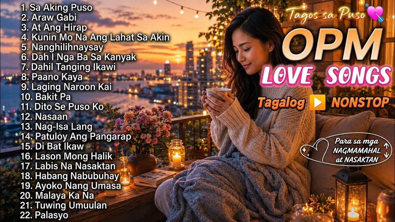 Best OPM Love Songs  🎧🎵 Tagos sa Puso❤️Tagalog Nonstop Love Songs Para sa mga Nagmamahal at Nasaktan