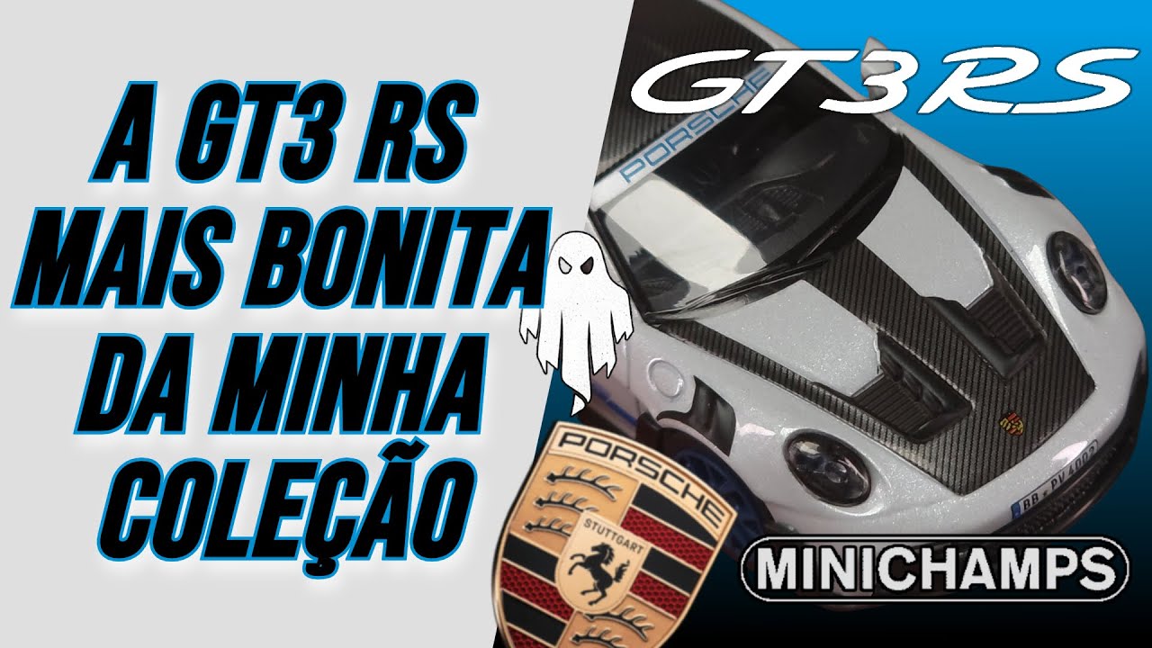 PORSCHE GT3 RS MAIS BONITA DA MINHA COLEÇÃO - Minichamps Porsche GT3 RS 1/64