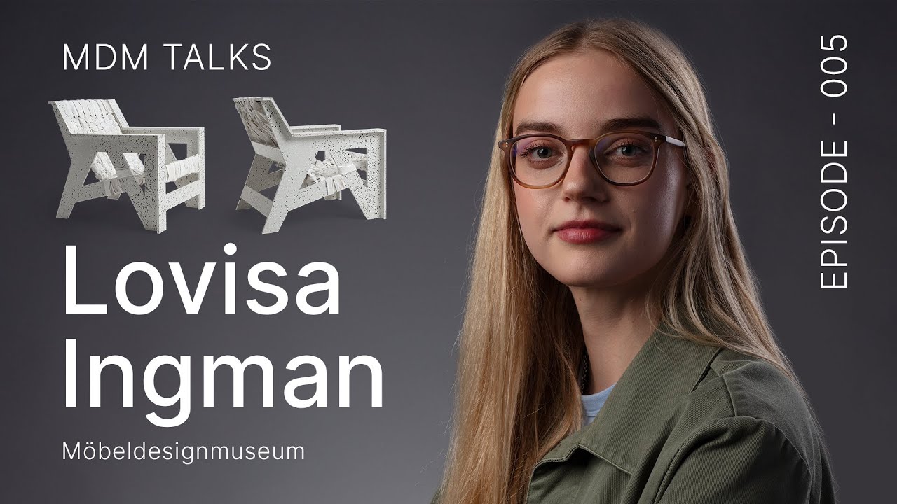Lovisa Ingman talks about her Konstfack graduation project made with recycled plastics│ MDM Talks #5