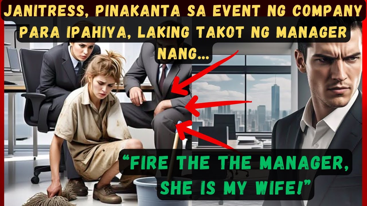 JANITRESS, PINAKANTA SA EVENT NG COMPANY PARA IPAHIYA, LAKING TAKOT NG MANAGER NANG…