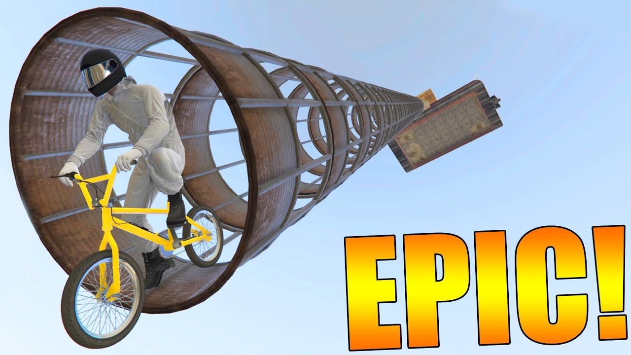 TOBOGGAN DE BMX !! (Délire GTA 5)
