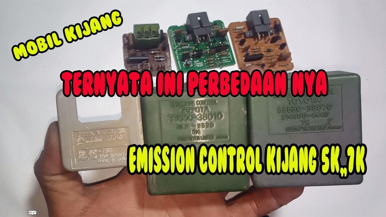 TERNYATA INI PERBEDAAN  DARI KETIGA VERSI  EMISSION CONTROL KIJANG SUPER
