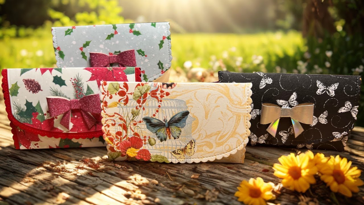 SERIA JARMARK&Oacute;W RZEMIOSŁA 2025 - PORTFELOWY ETUI NA KARTY PODARUNKOWE KS CRAFT #giftcardholder #p...