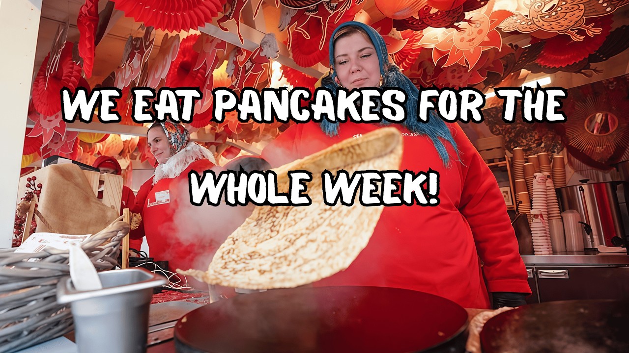 Maslenitsa in Moscow: Why we eat thousands of blini in 7 days 💸🥞