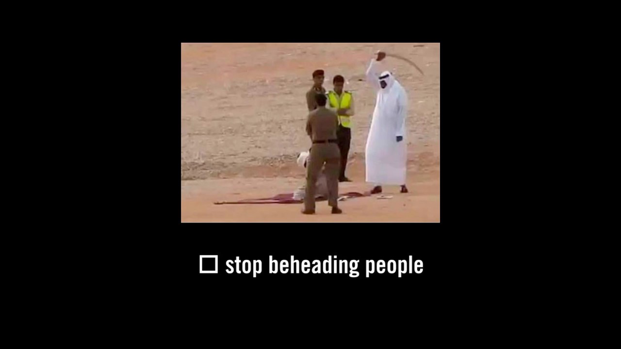 Saudi Arabia - don't confuse human rights with public relations