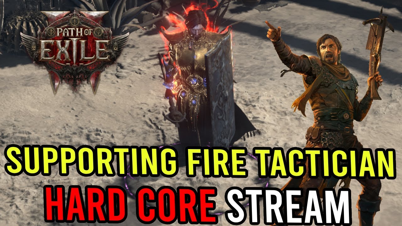 Hardcore Supporting Fire Tactician - First HC Challenge Day 3 - Live Stream