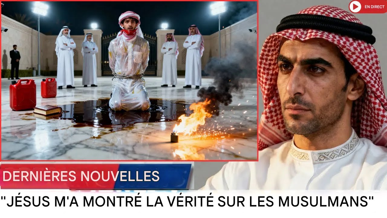 UN PRINCE SAOUDIEN INCENDIÉ POUR AVOIR LU LA BIBLE, PUIS JÉSUS LE SAUVE