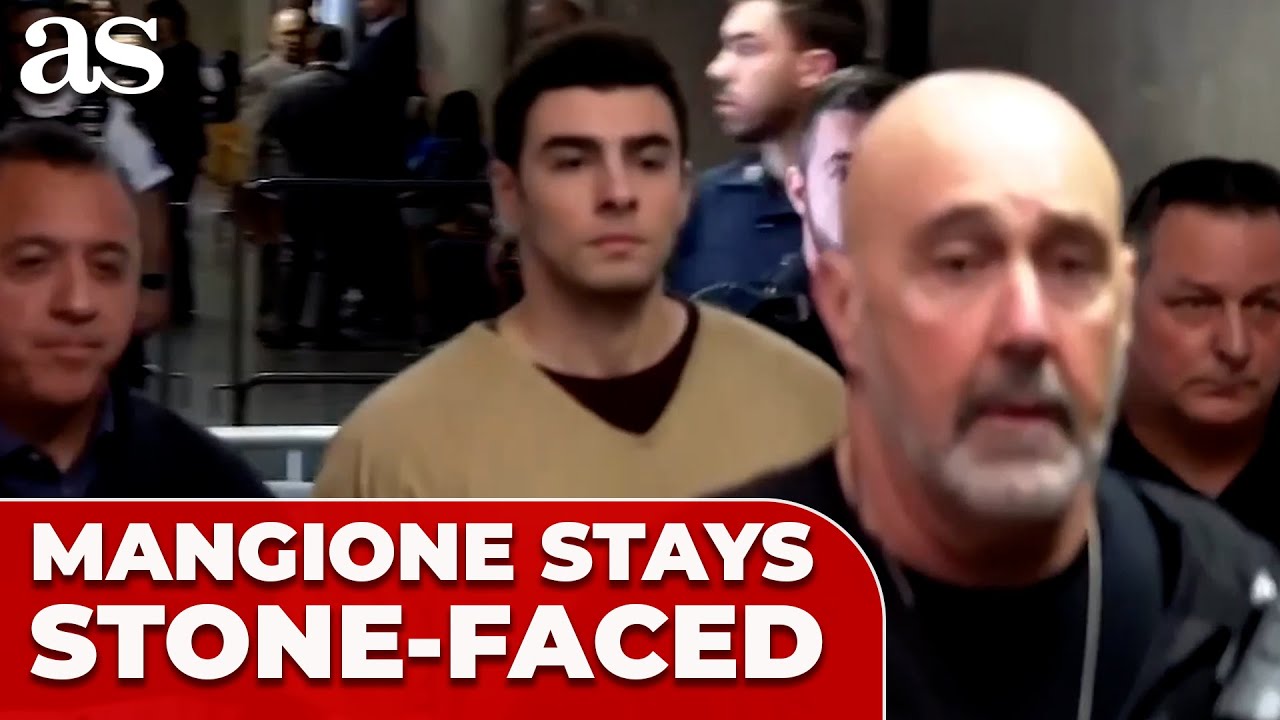 LUCA MANGIONE stays STONE-FACED after escaping TERRORISM CASE