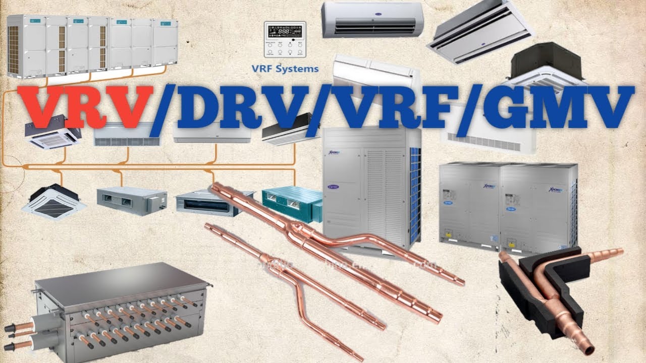 Systèmes de Climatisation DRV VRV VRF GMV