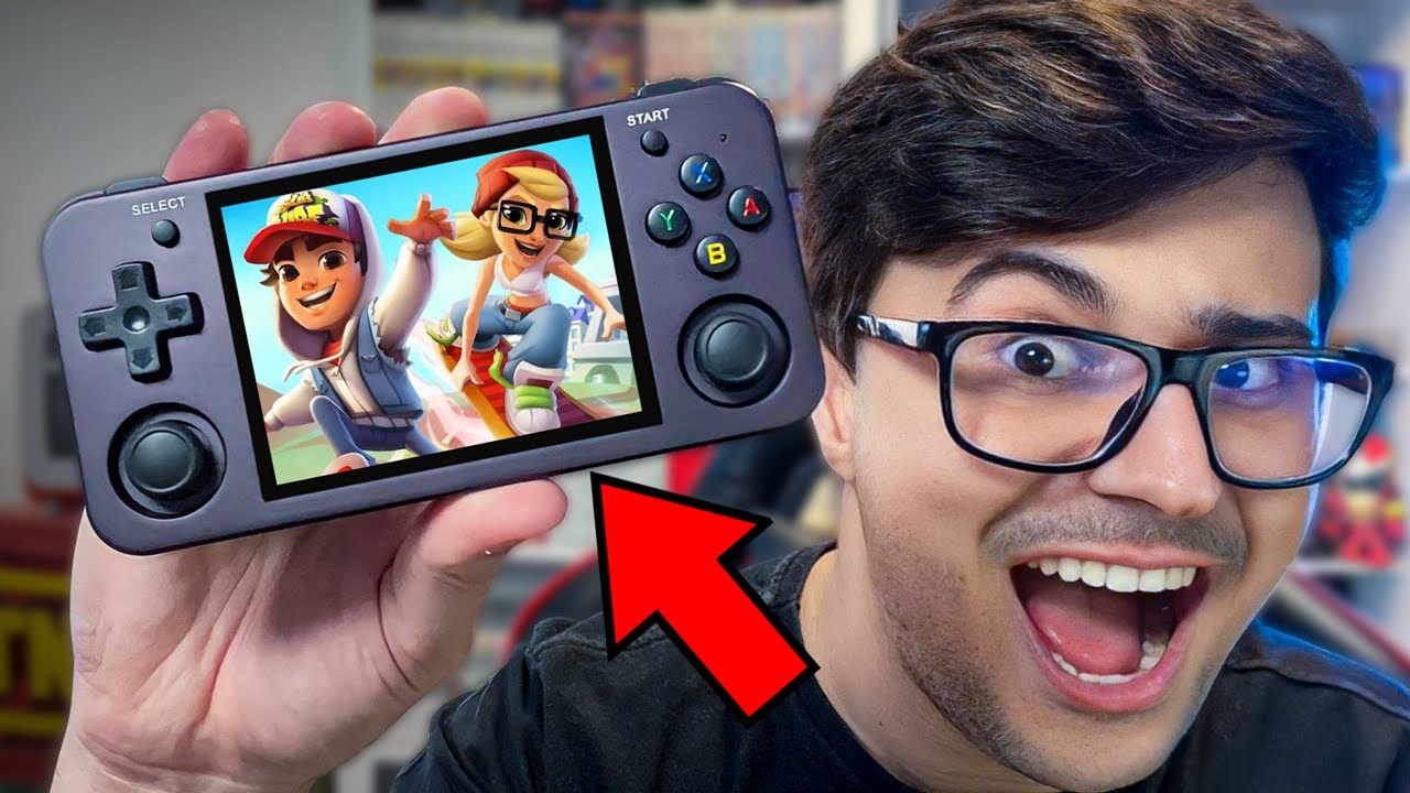 OLHA esse CONSOLE CHINÊS que roda ANDROID - Anbernic RG353M