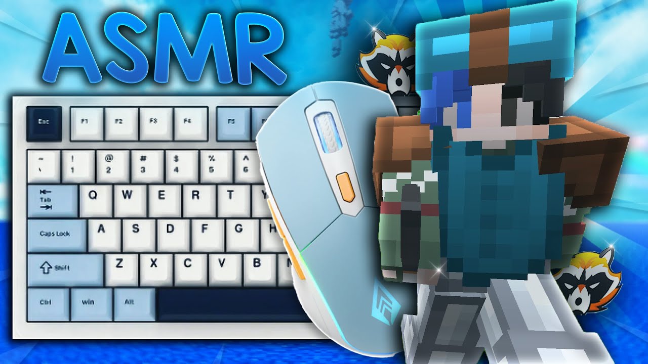 Bedwars Keyboard + Mouse ASMR Sounds | Craftrise Bedwars ASMR