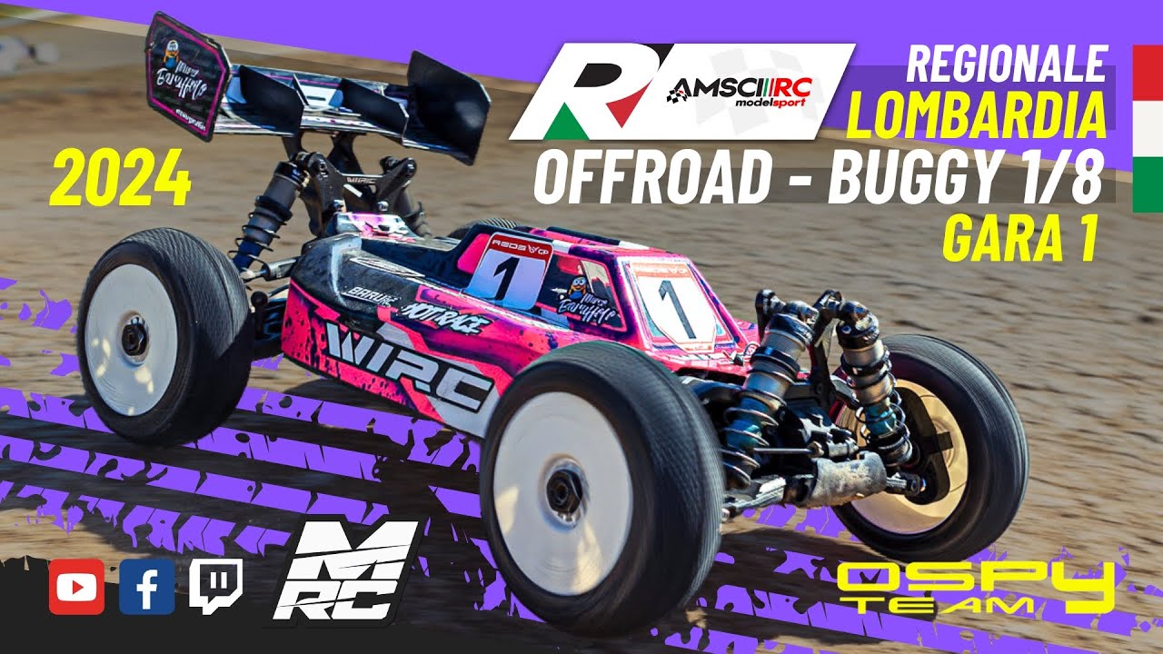 1/8 RC BUGGY NITRO-ECO - GARA 1 - REGIONALE LOMBARDIA 2024 - OSPY TEAM