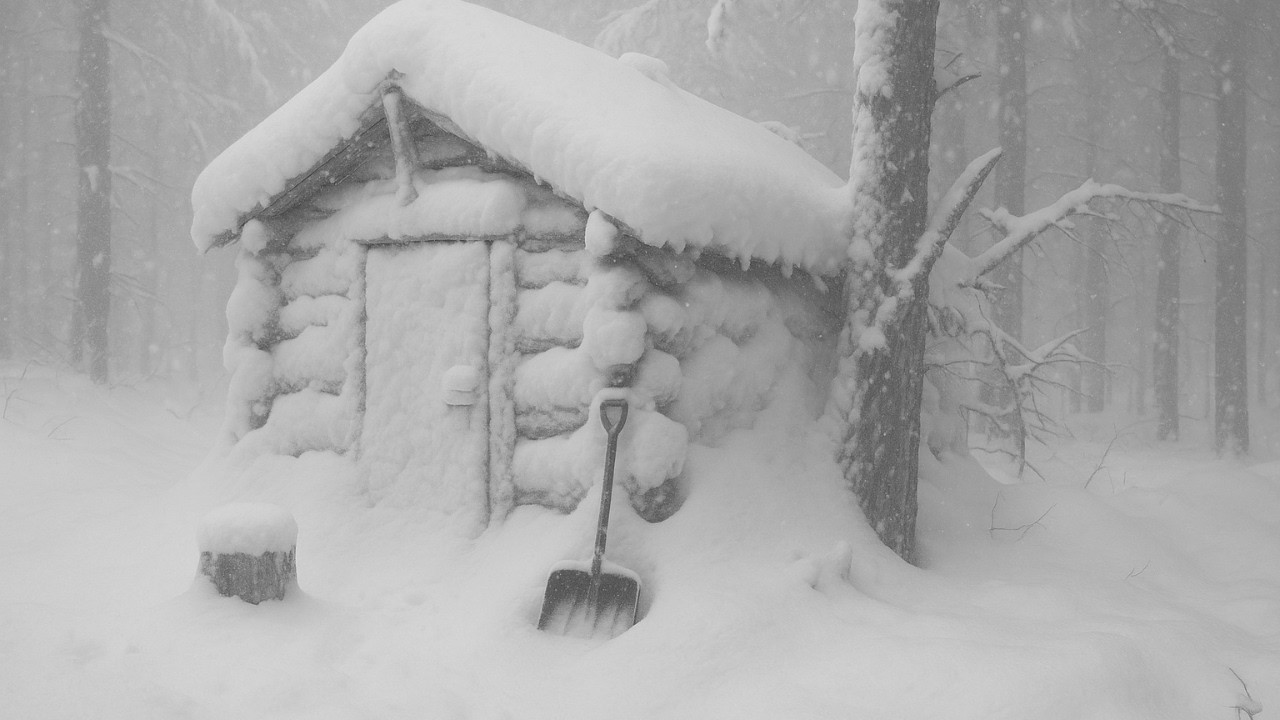 Surviving Winter Insulated Tent Heavy Snow at - 71°C