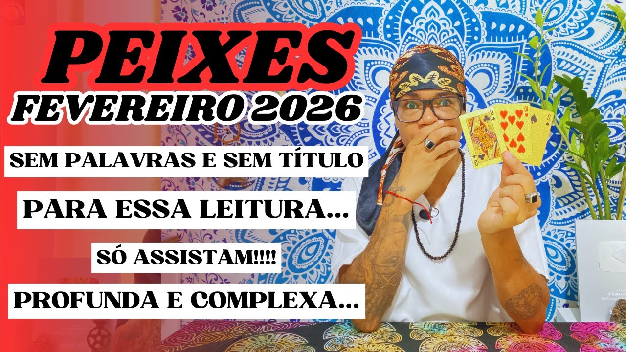 ♓️PEIXES SEM PALAVRAS 😶 E SEM TÍTULO PARA ESSA LEITURA 🧐 PROFUNDA E COMPLEXA 🔑
