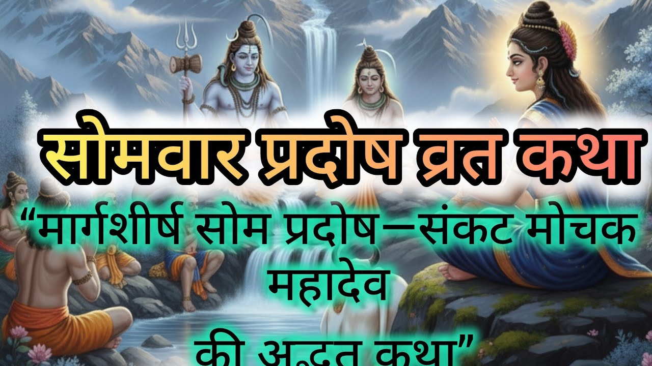 “मार्गशीर्ष प्रदोष व्रत कथा | धन–सुख–शांति देने वाली कहानीसोम प्रदोष व्रतआज हीसुनें | हर समस्या का