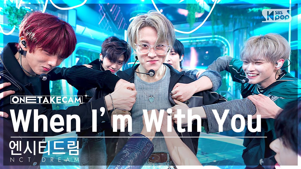 [단독샷캠4K] 엔시티 드림 'When I'm With You' 단독샷 별도녹화│NCT DREAM ONE TAKE STAGE│@SBS Inkigayo 241117