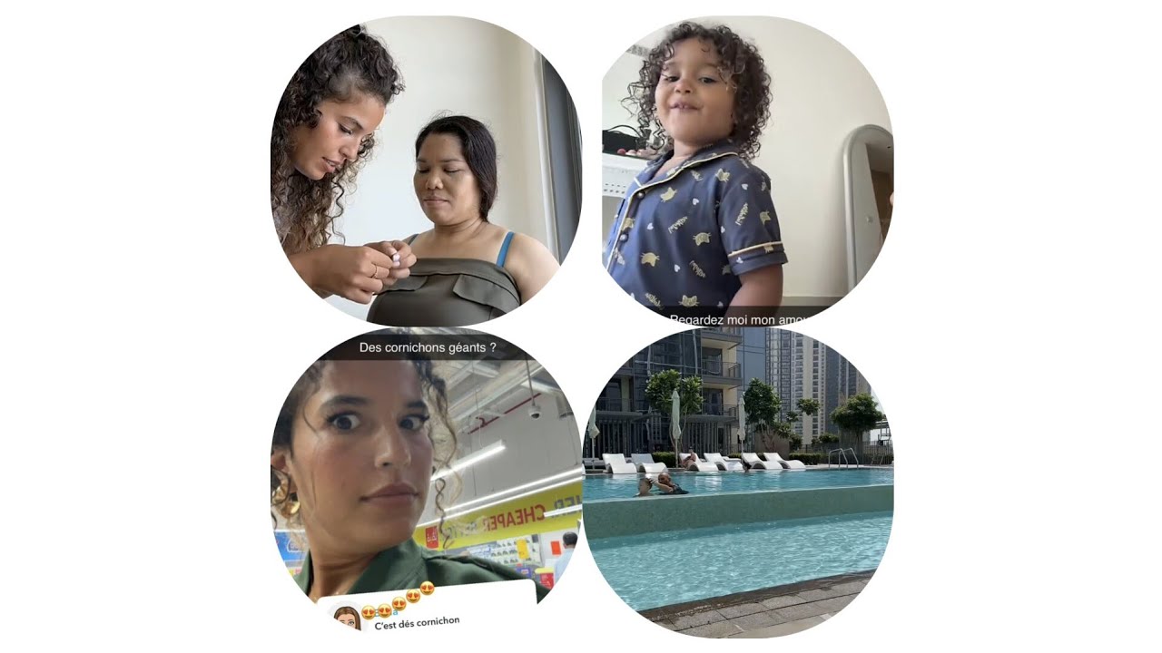 Poupette une journée avec elle et ses enfants 🥰