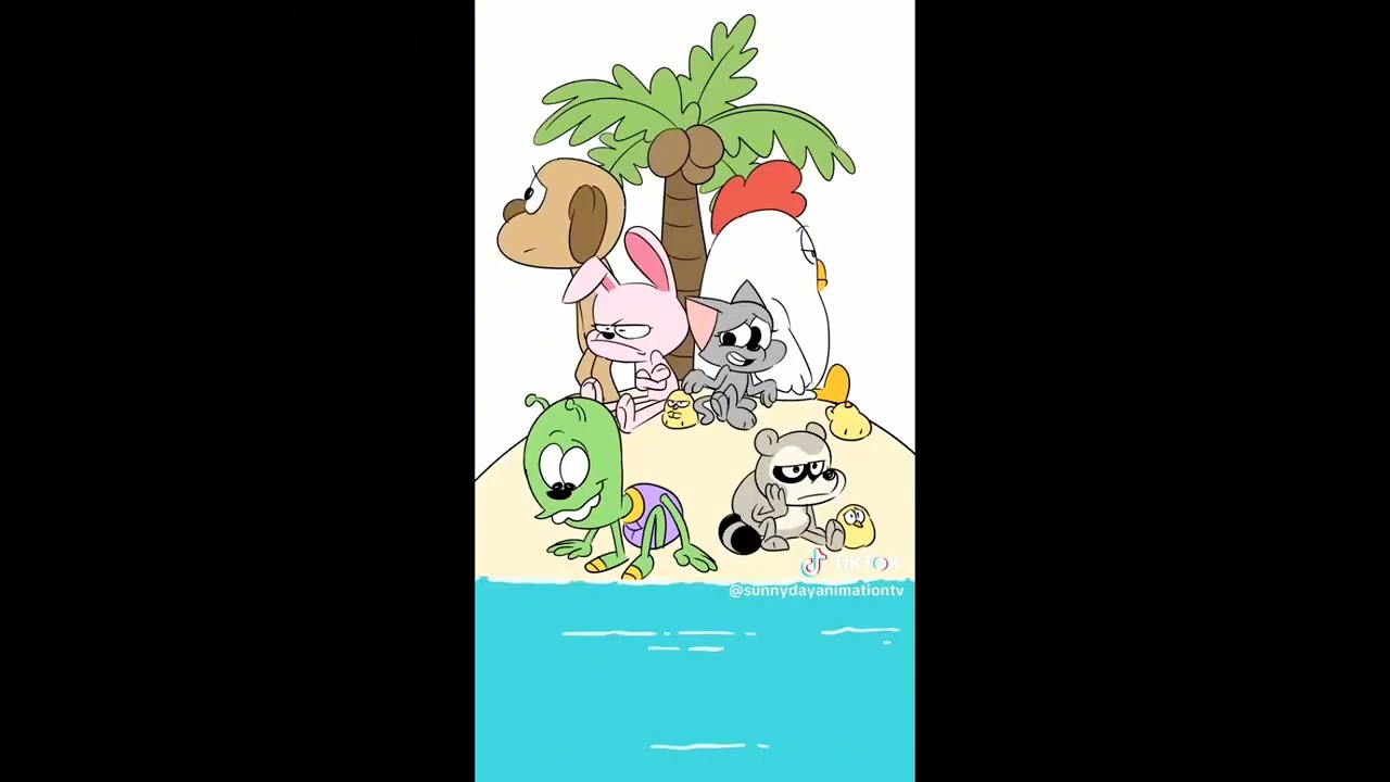 Sunny Day Animation TikTok COMPILATION | Funny Cartoon Stories For kids with friends 