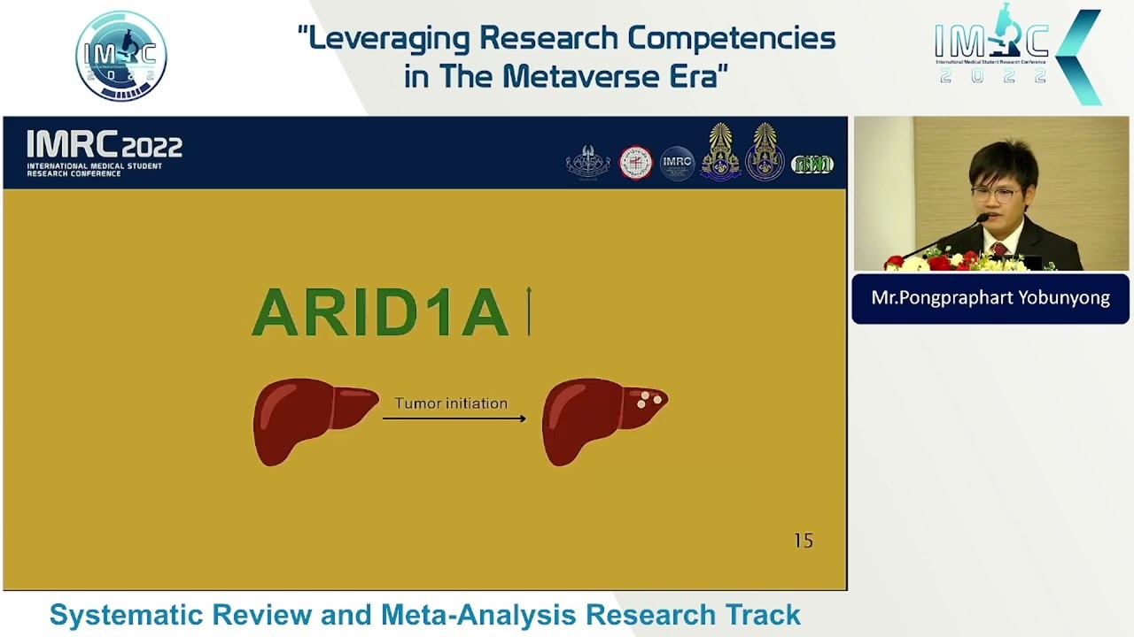 Pongpraphart Yobunyong [Oral Presentation/Systematic review and Meta analysis] - IMRC2022
