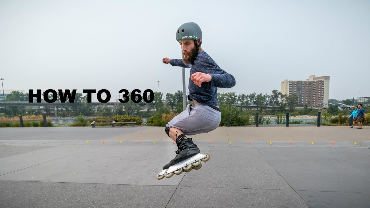 HOW TO 360 on Inline Skates (Rollerblades)