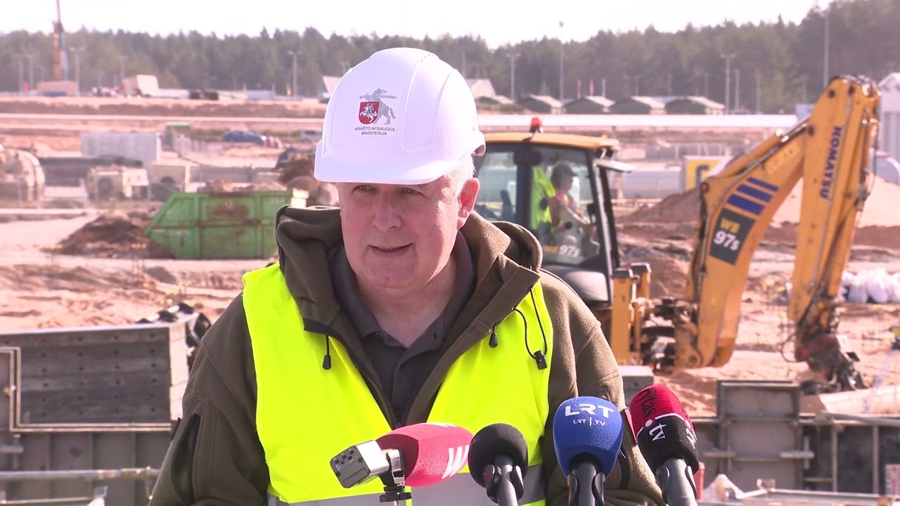 NATO ypač greito reagavimo pajėgoms skirtos infrastruktūros pristatymas Gen. S. Žukausko poligone