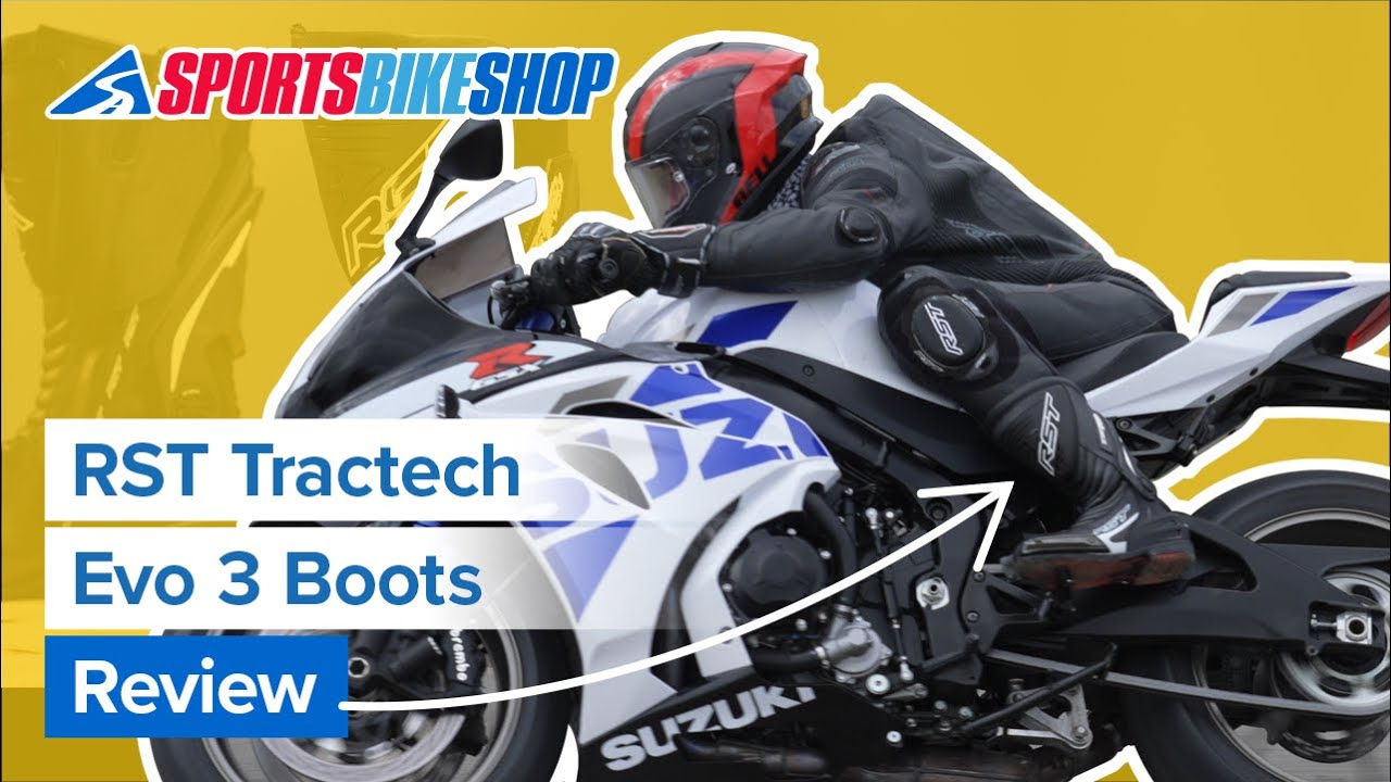 RST Tractech Evo 3 motorcycle boots review - Sportsbikeshop