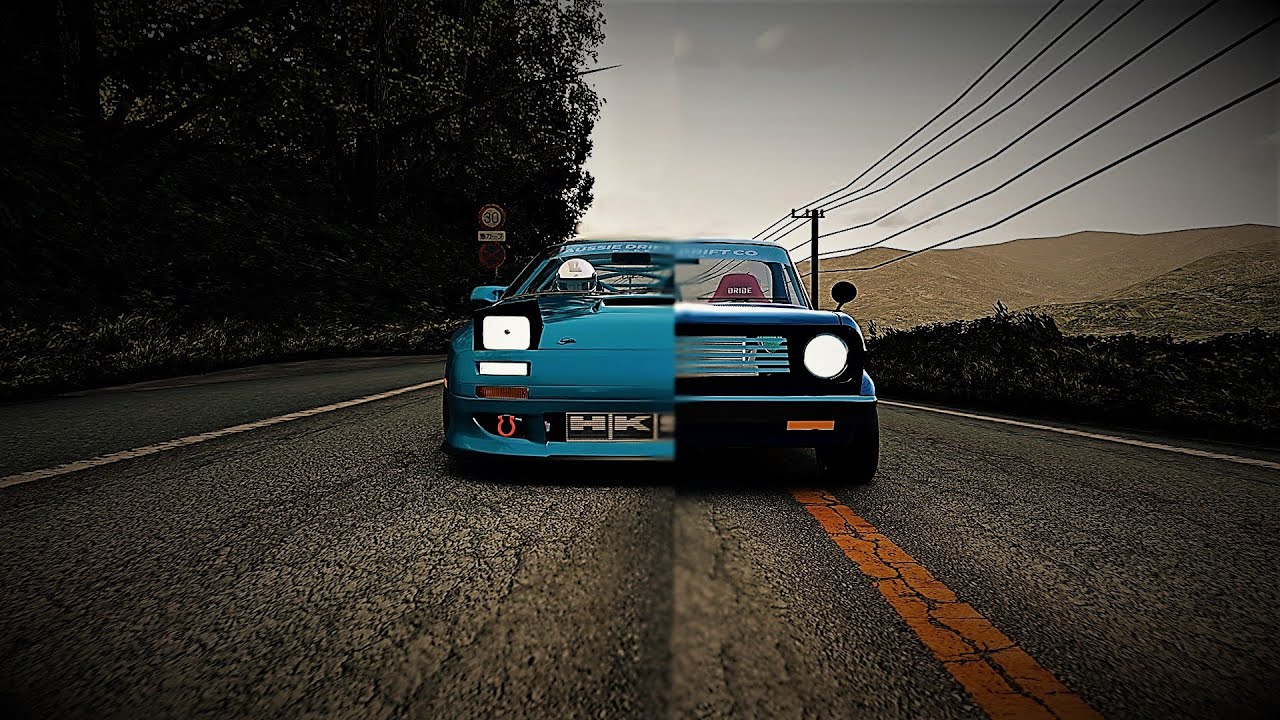 Tsukuba Drift - RX7 & Datsun - DriftUnity