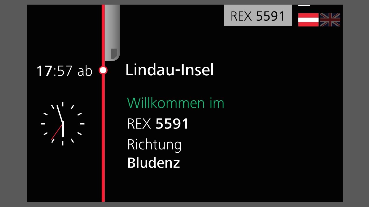 ÖBB Talent Ansagen REX 5591 Lindau-Insel - Bludenz | ÖBB Ansagen | Chris Lohner | ÖBB Talent | REX