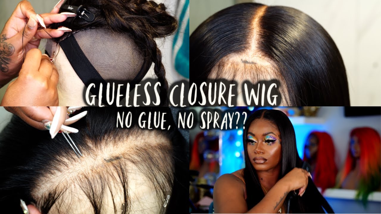 CELEBRITY HAIRSTYLIST SECRETS 7 | Make & install FLAT GLUELESS 7x7 closure wig | no glue, no spray