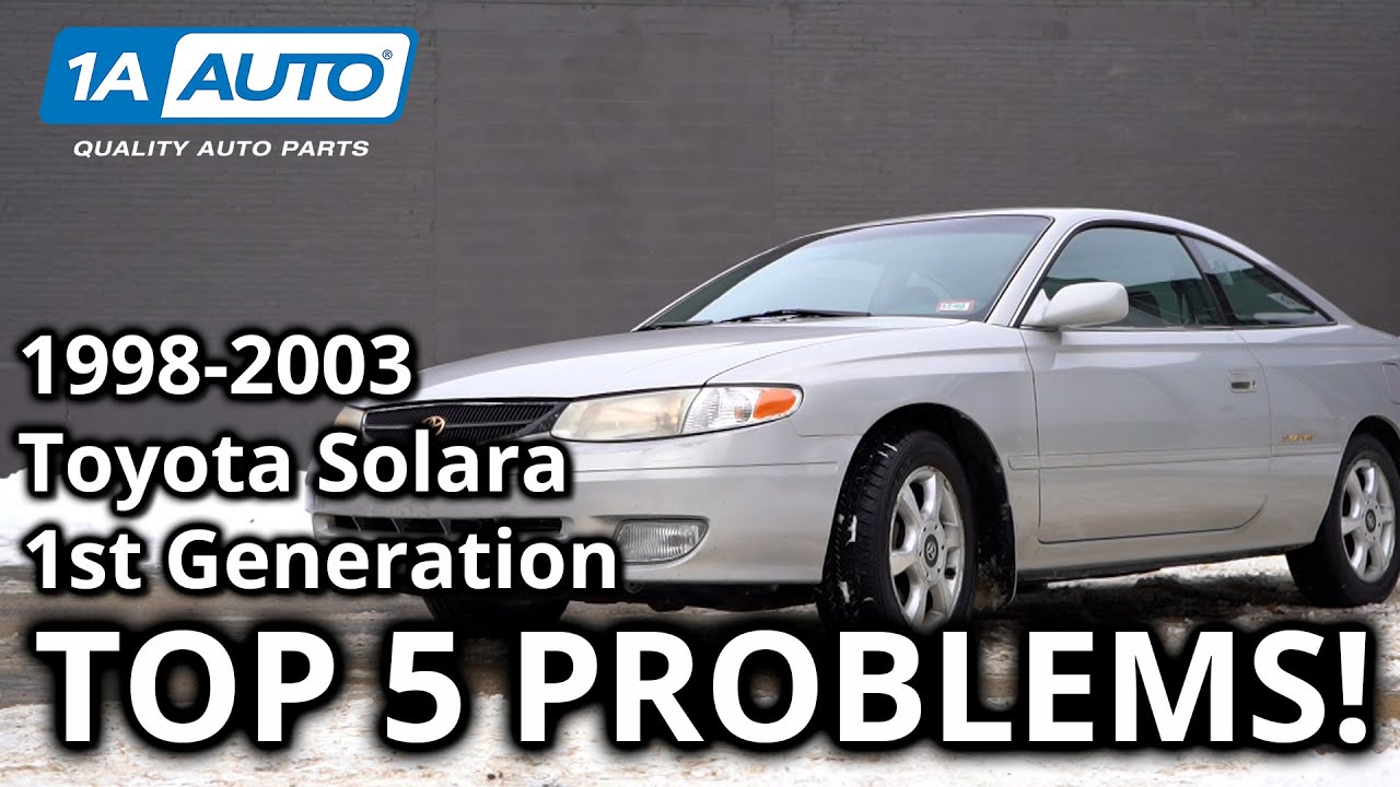 5 главных проблем Toyota Solara Coupe 1-го поколения 1998-2003