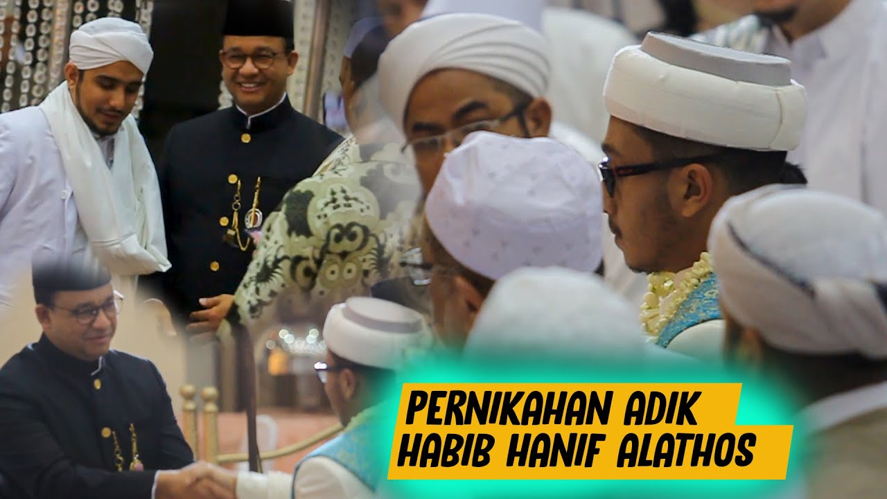 Akad Nikah Adik Habib Hanif, Sayyid Syarif Mauladawilah & Syarifah Aisyah Alathos. Gedung Lemhanas.