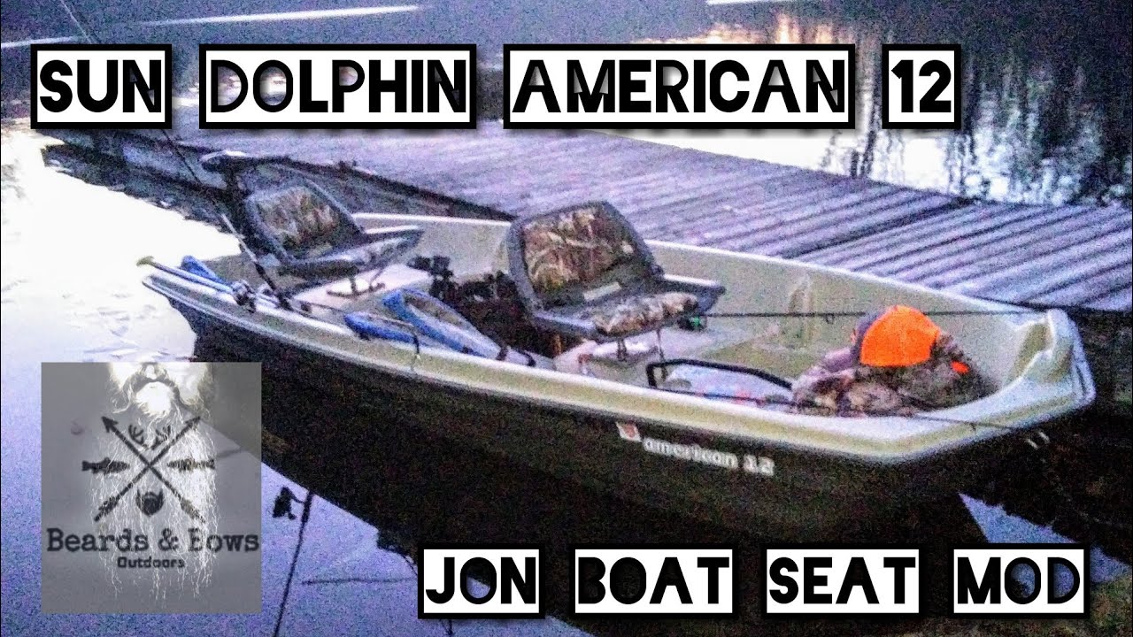 Установка съёмных сидений на лодку-джонбот — Sun Dolphin American 12 Jon Boat