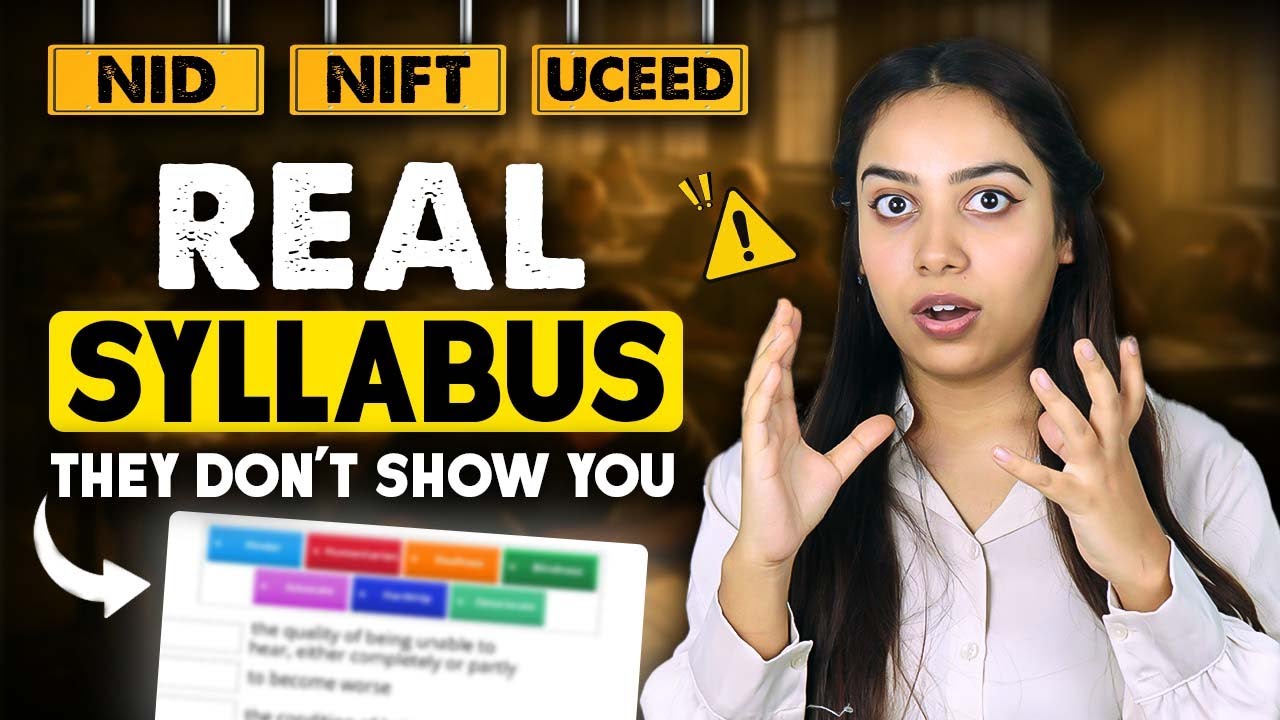 NID, NIFT & UCEED 2026 Drawing Part Syllabus Explained in Detail | What No&nbsp;One&nbsp;Tells&nbsp;You