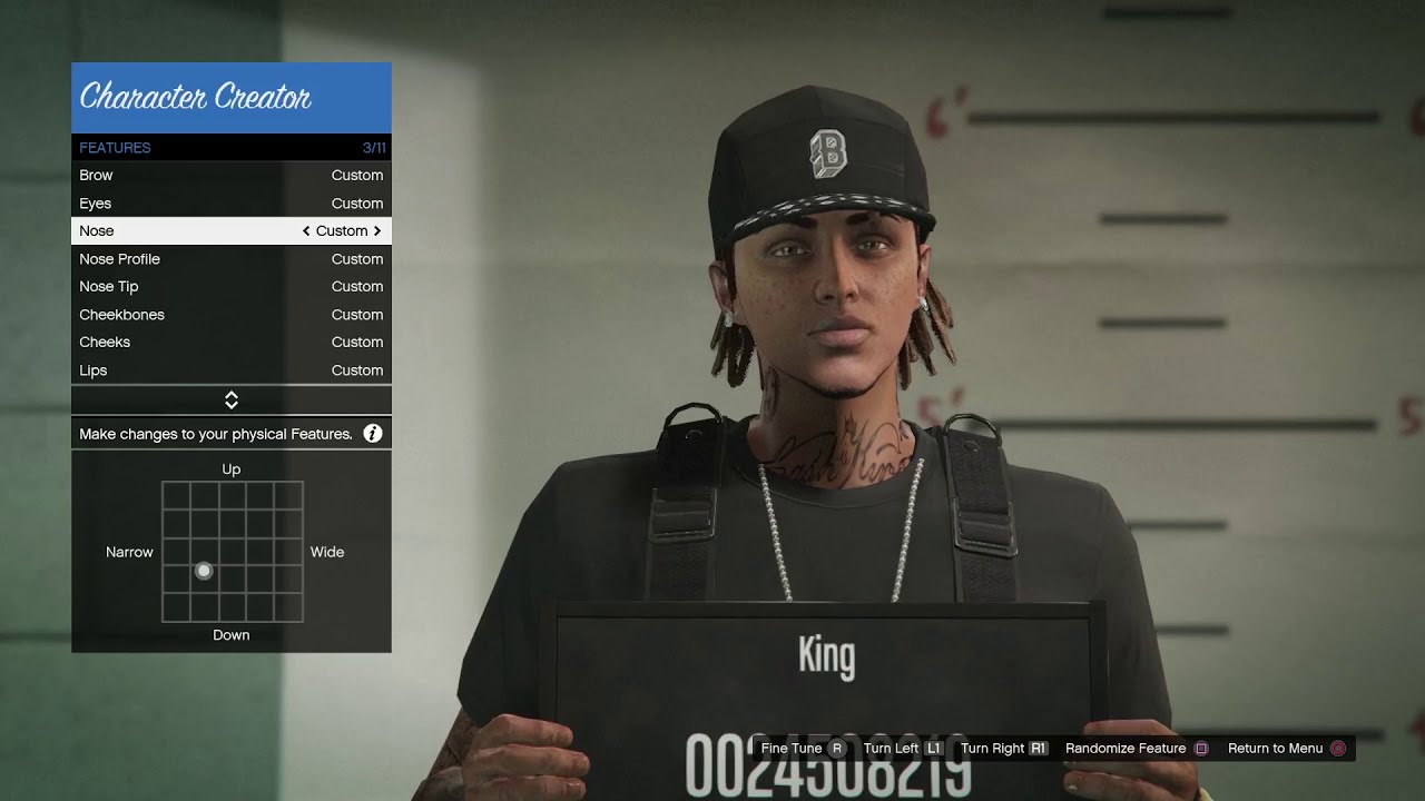 GTA 5 ONLINE MALE FACE CREATION 