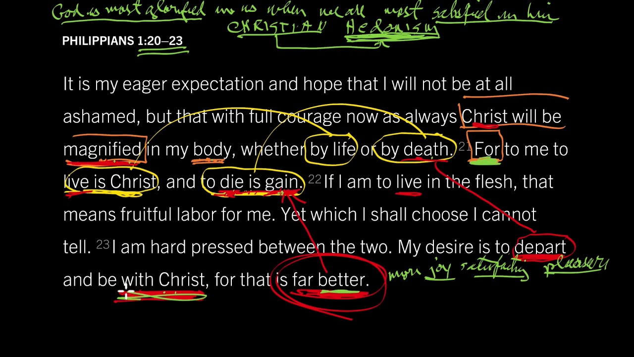 Is Christian Hedonism in the Bible? Philippians 1:20&ndash;26, Part 1