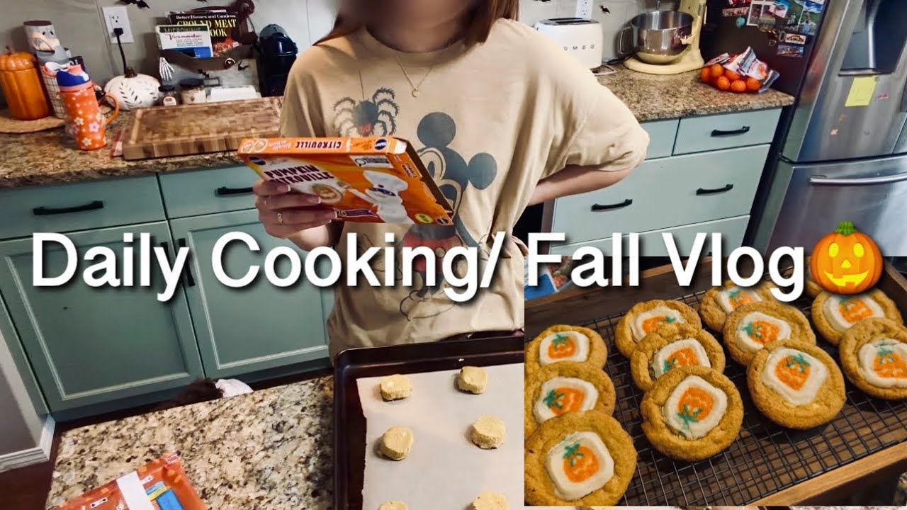 【カナダ暮らしと家庭料理🇨🇦】ついに学校がはじまる。ウォルマート🛒キャロットケーキマフィン🥕/バズりハロウィンクッキー🎃