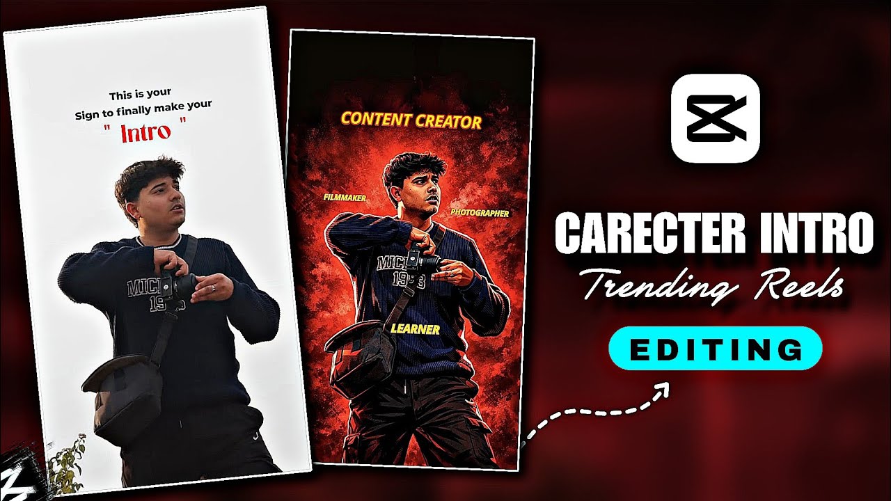 Instagram Trending Carecter Intro Reels Editing | Coolie Intro Viral Video Editing 