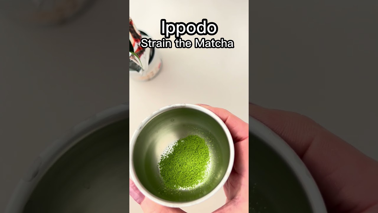 How to prepare Matcha in real way. Japanese method, Ippodo
