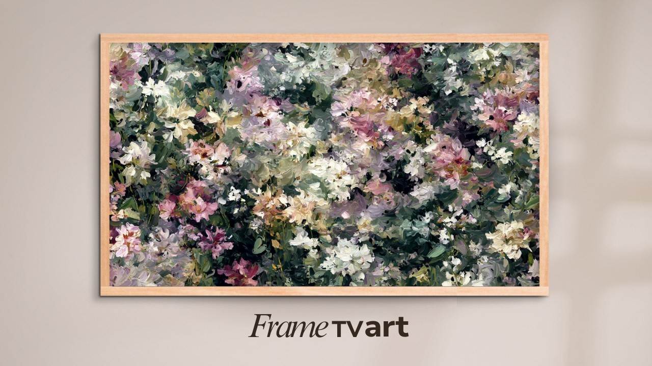 Frame TV ART 4k | Elegant Impressionist Floral TV Wallpaper & Background Art Video (2h)