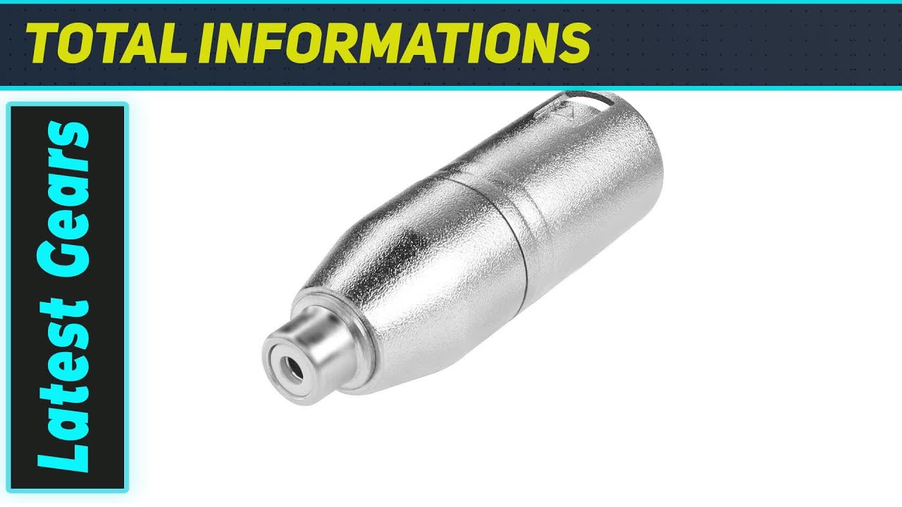 Адаптер QIANRENON XLR-RCA: незаменимый аудиоконвертер