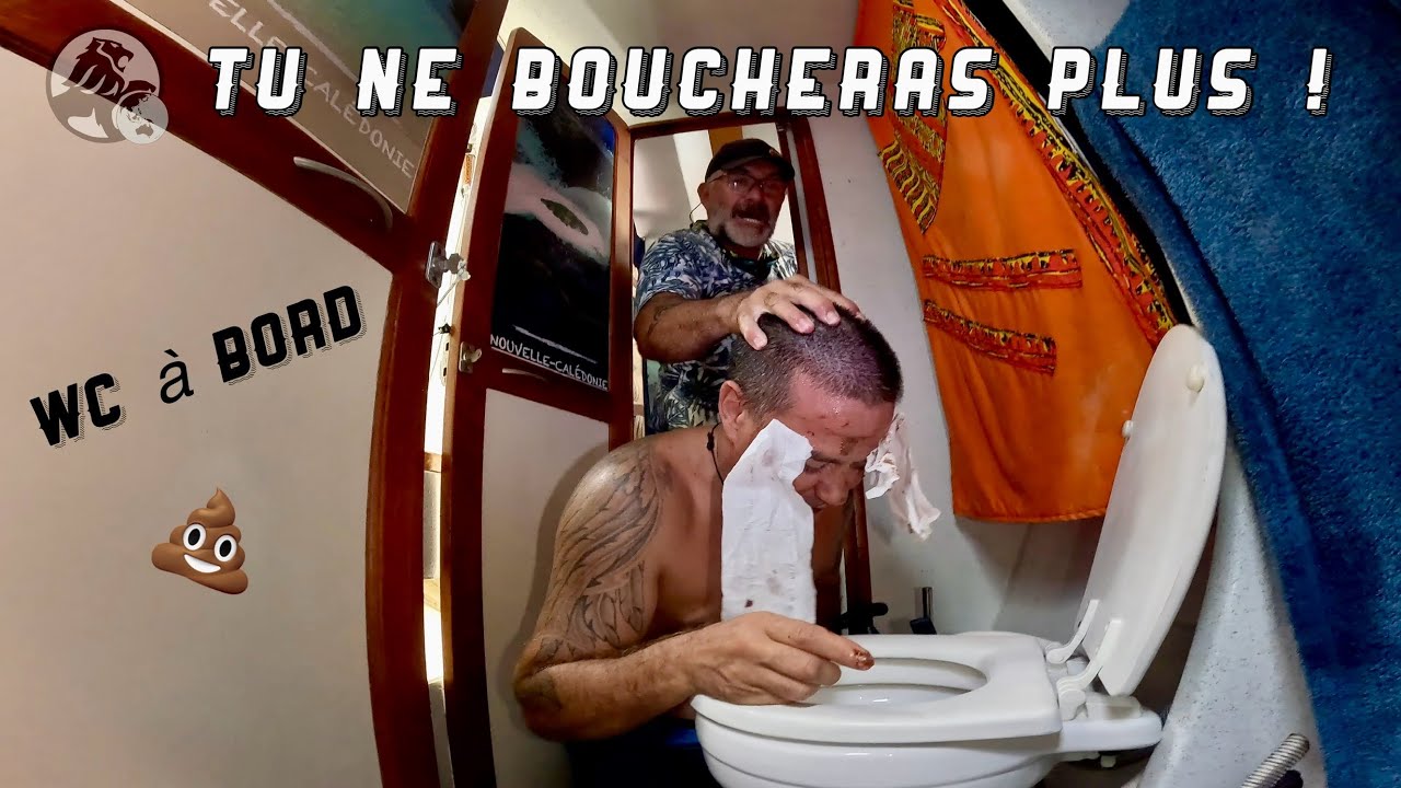 Les toilettes à bord, une grande aventure !! Test du radar, elles étaient là avant les dinosaures !