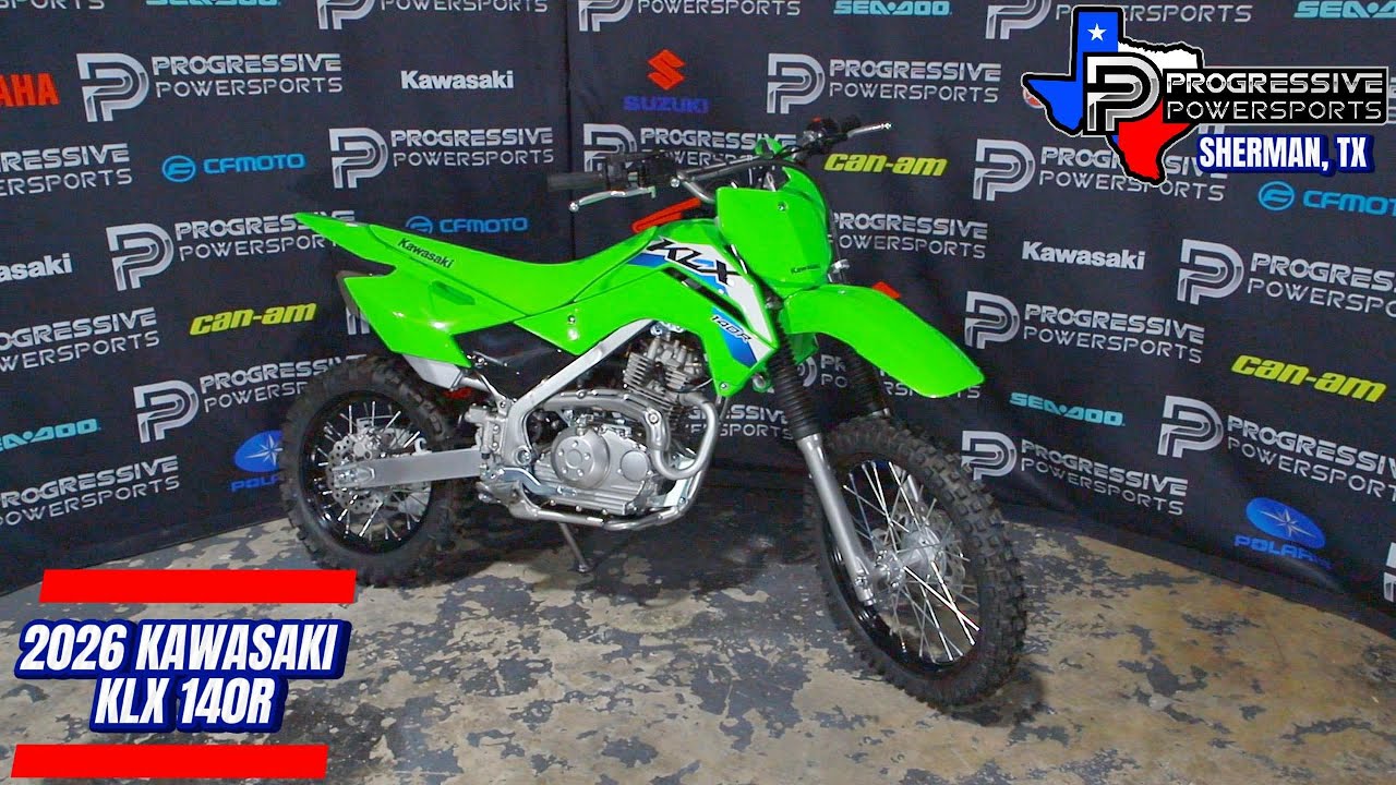 NEW 2026 Kawasaki KLX140R Dirt Bike For Sale In Sherman, TX